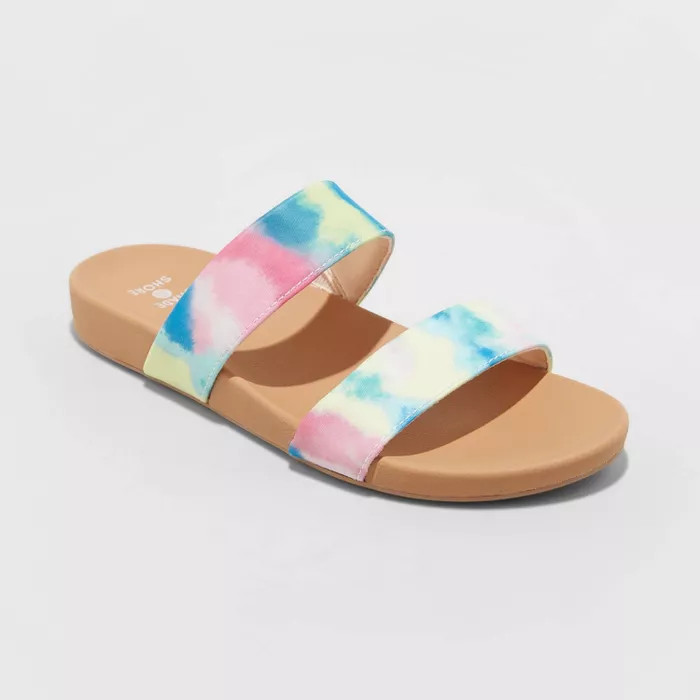 Women's Dedra Two Band Slide Sandals - Shade & Shore™ | Target