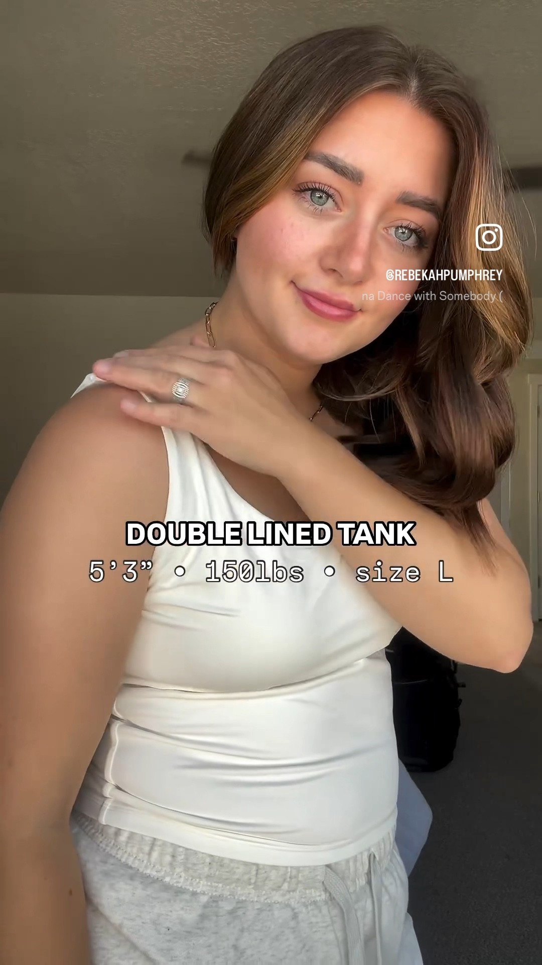 I’m wearing a large 🫶🏻 love how smooth this feels!!