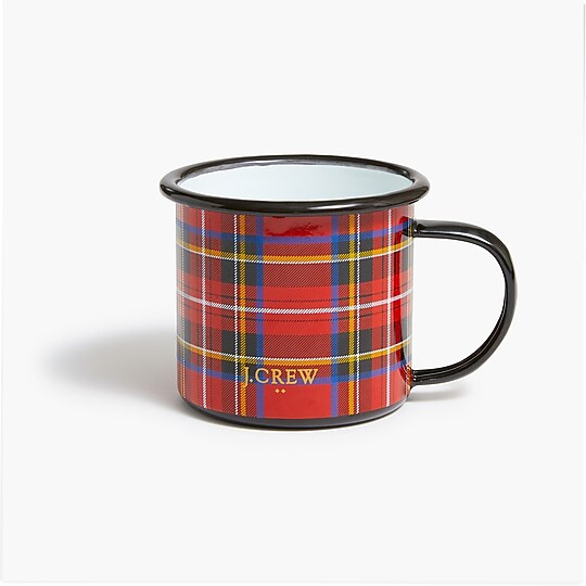Tartan tin mug | J.Crew Factory