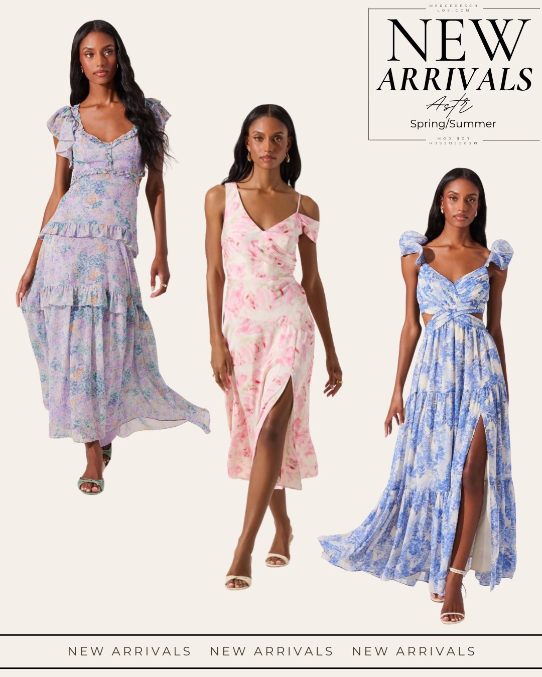 New arrivals. I love these long floral dresses for summer or perfect for a date night 

#LTKStyleTip #LTKSeasonal #LTKSpringSale