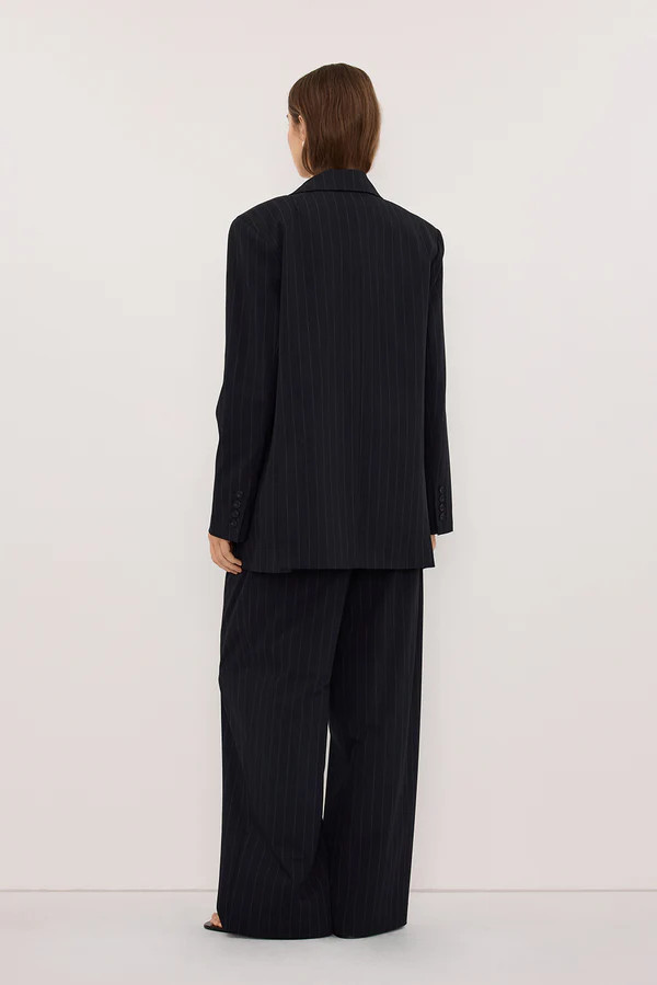 SIAN INK PINSTRIPE OVERSIZED BLAZER | DISSH