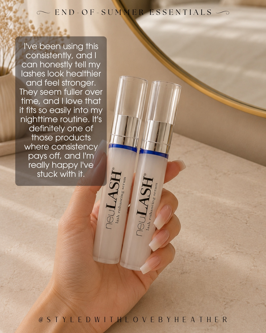 I've been really consistent with this, and I can definitely tell the difference. My lashes look healthier, feel stronger, and seem noticeably fuller over time. It's quick to apply before bed, and it's become one of those products I never skip in my nighttime routine. 

 #LTKmorningroutine #LTKselfcare #LTKBeauty