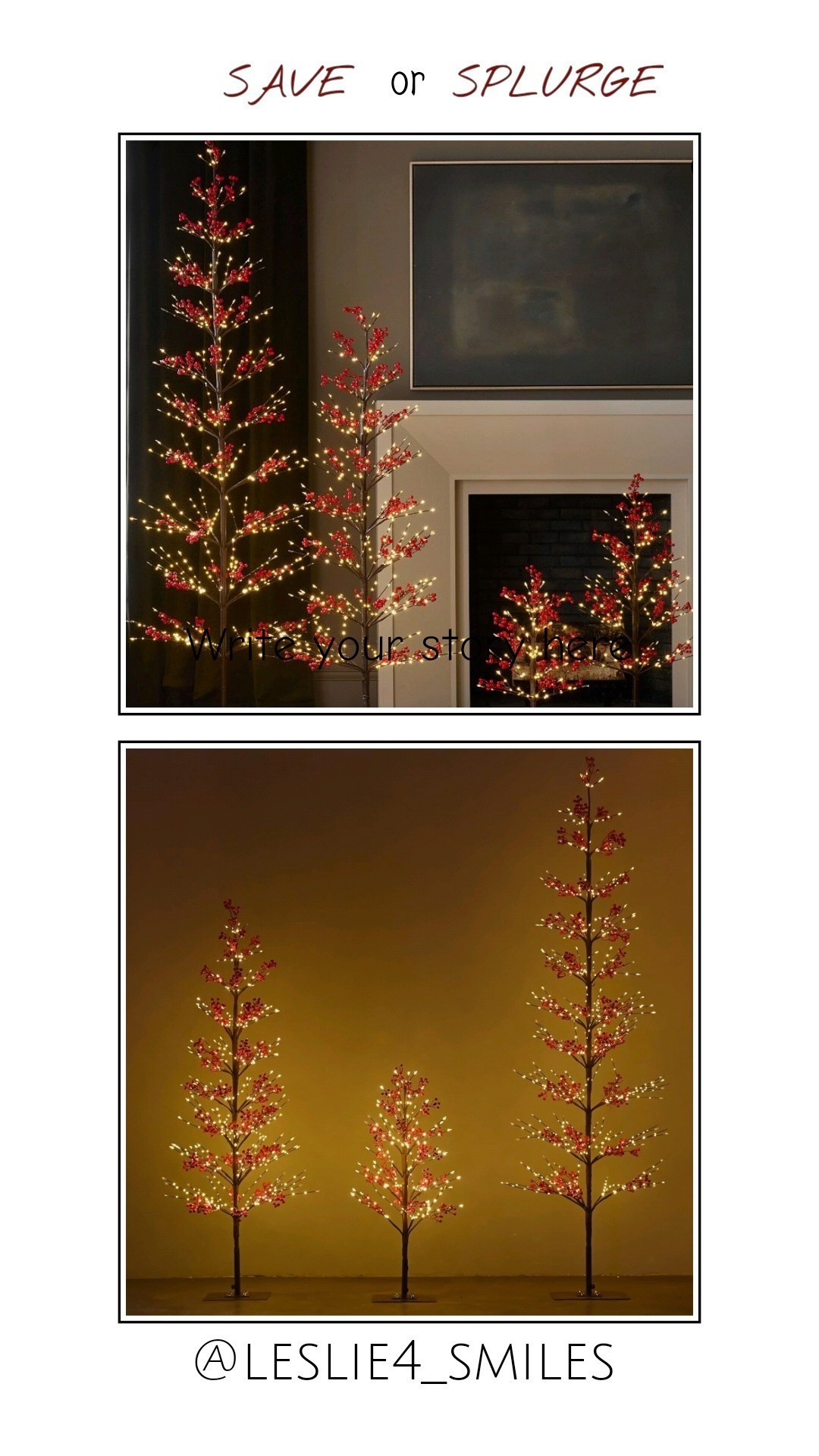 When I really like pretty bright white & warm twinkle light trees --- BUT I also prefer to be a little bit more colorful & unpredictable in the most nostalgic merry way 🤭 🎄❣️ #Christmas holiday pottery barn or Amazon trees #November December home family decor winter thanksgiving decorating #lit twinkling berry twig tree artificial waterproof indoor outdoor party ambiance seasonal over40 over50 california recent purchases wintry lifestyle cozy vibes best seller handcrafted led lights #trees save or splurge budget friendly affordable option

#LTKSeasonal #LTKHoliday #LTKHome