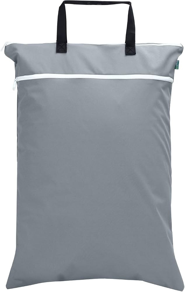 Teamoy Wet Dry Bag, Travel Tote Organizer (24.7 x 18 inches) with Two Compartments for Cloth Diap... | Amazon (US)