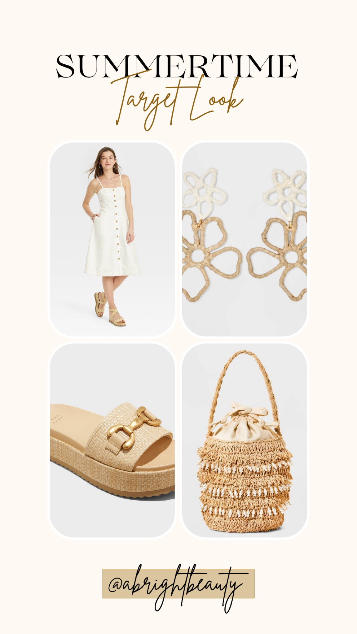 Neutral summer vacation look, summer dress look, neutral summer outfit, Fourth of July outfit ☀️

#LTKSeasonal #LTKstyletip #LTKfindsunder50