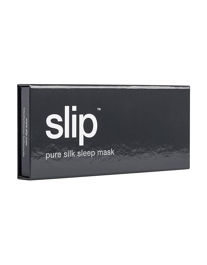 Slip Silk Sleep Mask, Charcoal (One Size) - 100% Pure Mulberry 22 Momme Silk Eye Mask - Comfortab... | Amazon (US)