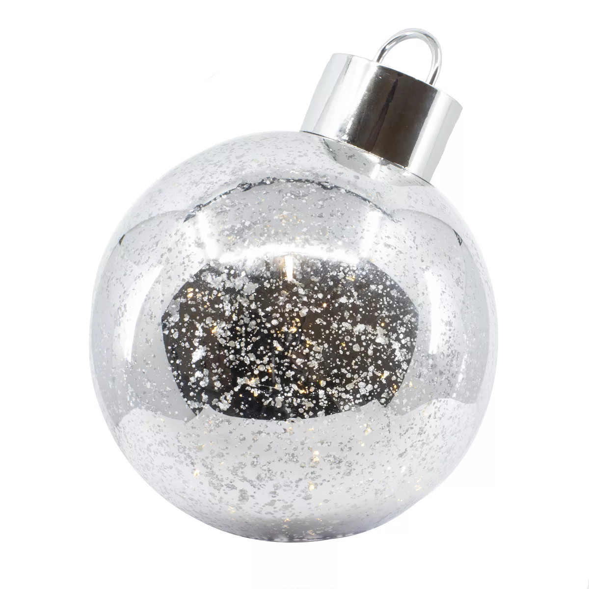 Kurt Adler LED Silver Finish Ball Christmas Table Decor | Kohl's