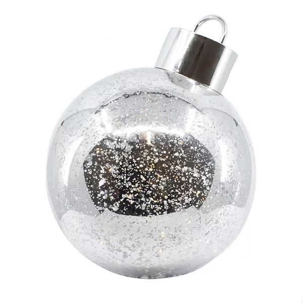 Kurt Adler LED Silver Finish Ball Christmas Table Decor | Kohl's