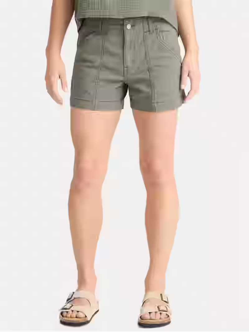 Time and Tru Women's and Women’s Plus High Rise Utility Shorts, Sizes 0-22 | Walmart (US)