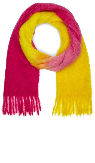 Mohair Gradient Fringed Scarf in Sugar Plum | Revolve Clothing (Global)