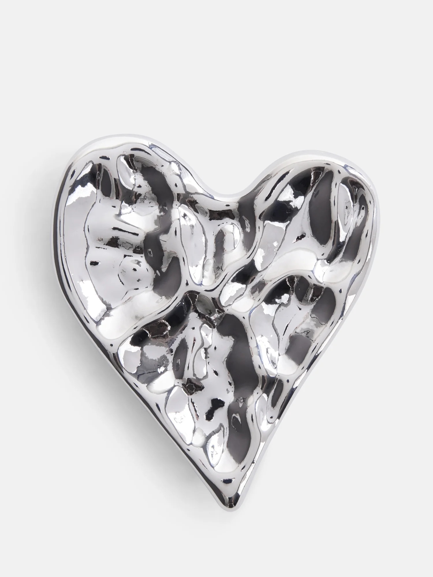 Scoop Heart Brooch, Silver-Tone | Walmart (US)