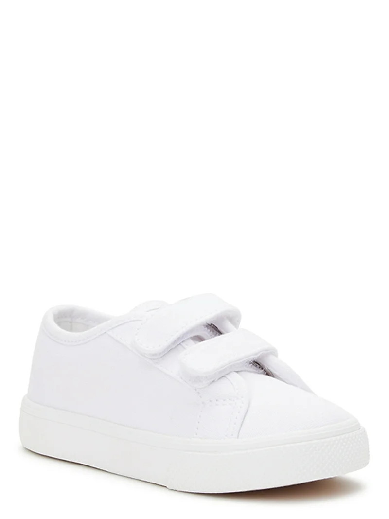 Wonder Nation Toddler Girl Canvas Skate Sneakers | Walmart (US)