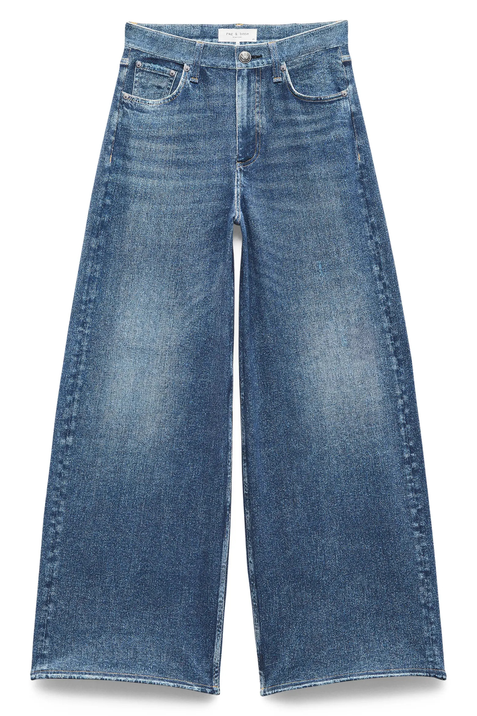 rb Miramar Sofie High Waist Ankle Wide Leg Terry Sweatpant Jeans (Women) | Nordstrom | Nordstrom