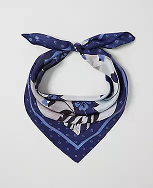 Paisley Silk Little Scarf | Ann Taylor