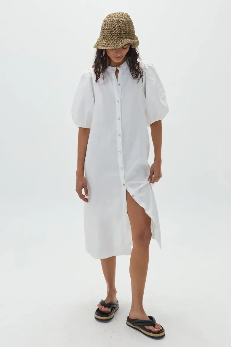 Bubble Linen Dress (Women) | Nordstrom | Nordstrom