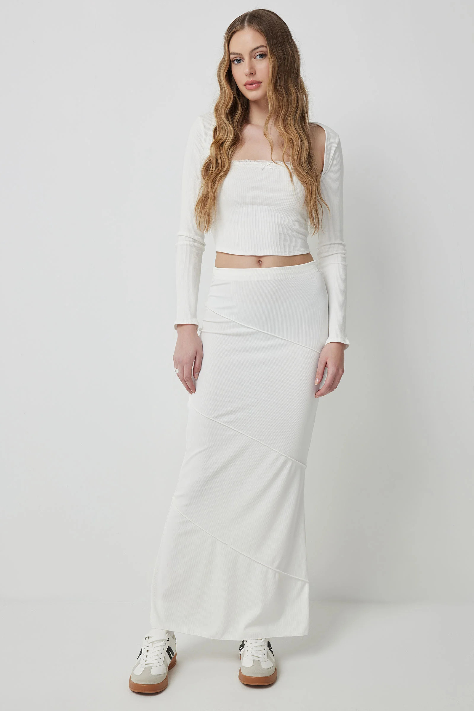 Maxi Skirt with Seam Details | Ardene