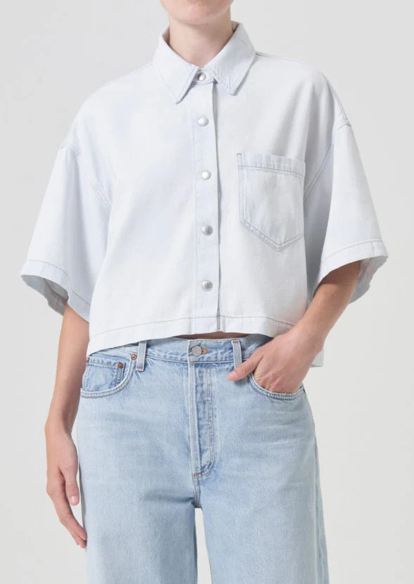 Rona Box Shirt in Shift | AGOLDE
