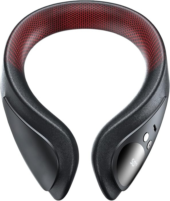 Portable Neck Warmer Rechargeable, Soft Leather Cordless Neck Heater Wrap Graphene Heated Scarf w... | Amazon (US)