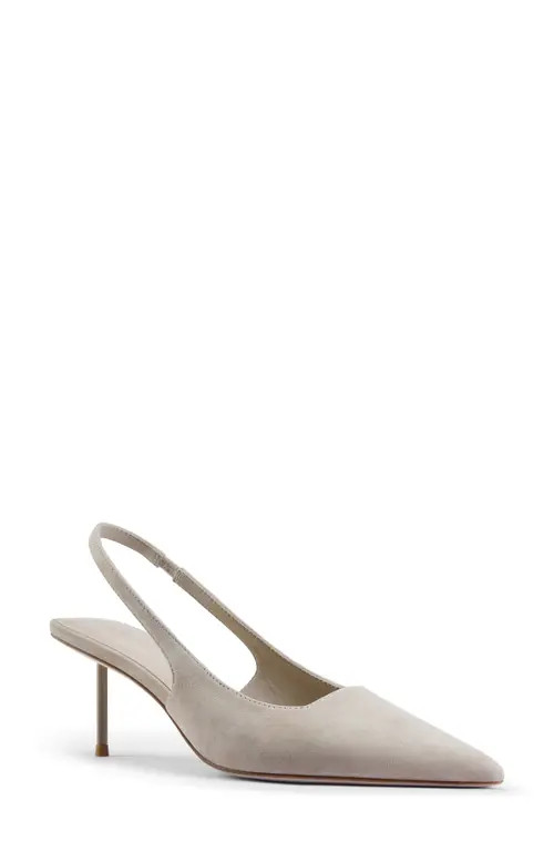 FEMME LA G55 Slingback Pump in Beige at Nordstrom, Size 6Us | Nordstrom