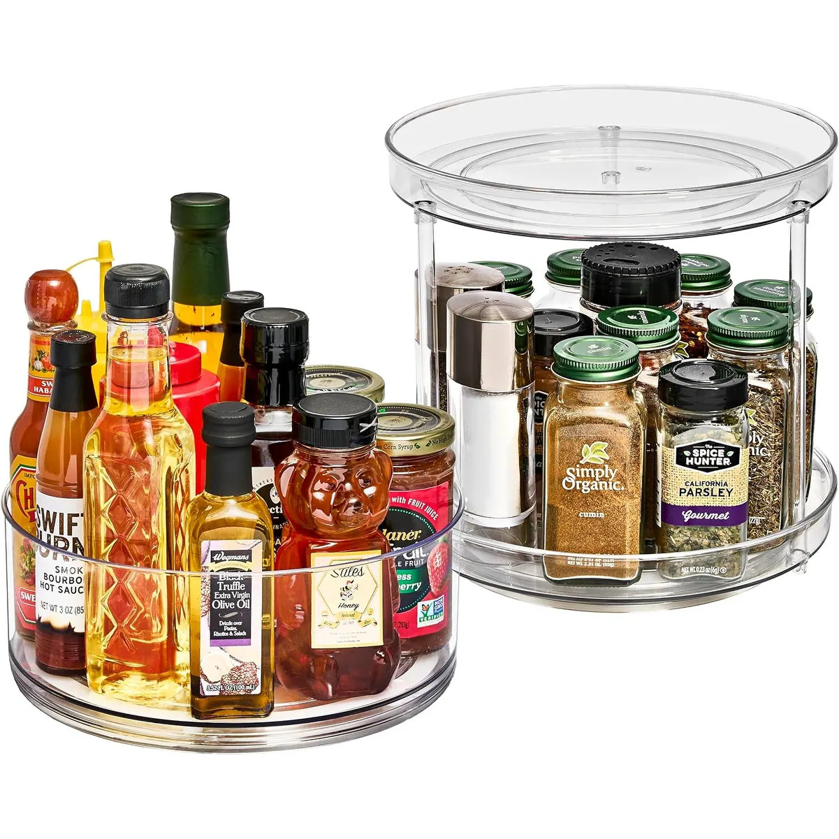 Sorbus Lazy Susan Organizer Turntable Set for Refrigerator Pantry Cabinet Table Makeup - Set of 2 | Bed Bath & Beyond
