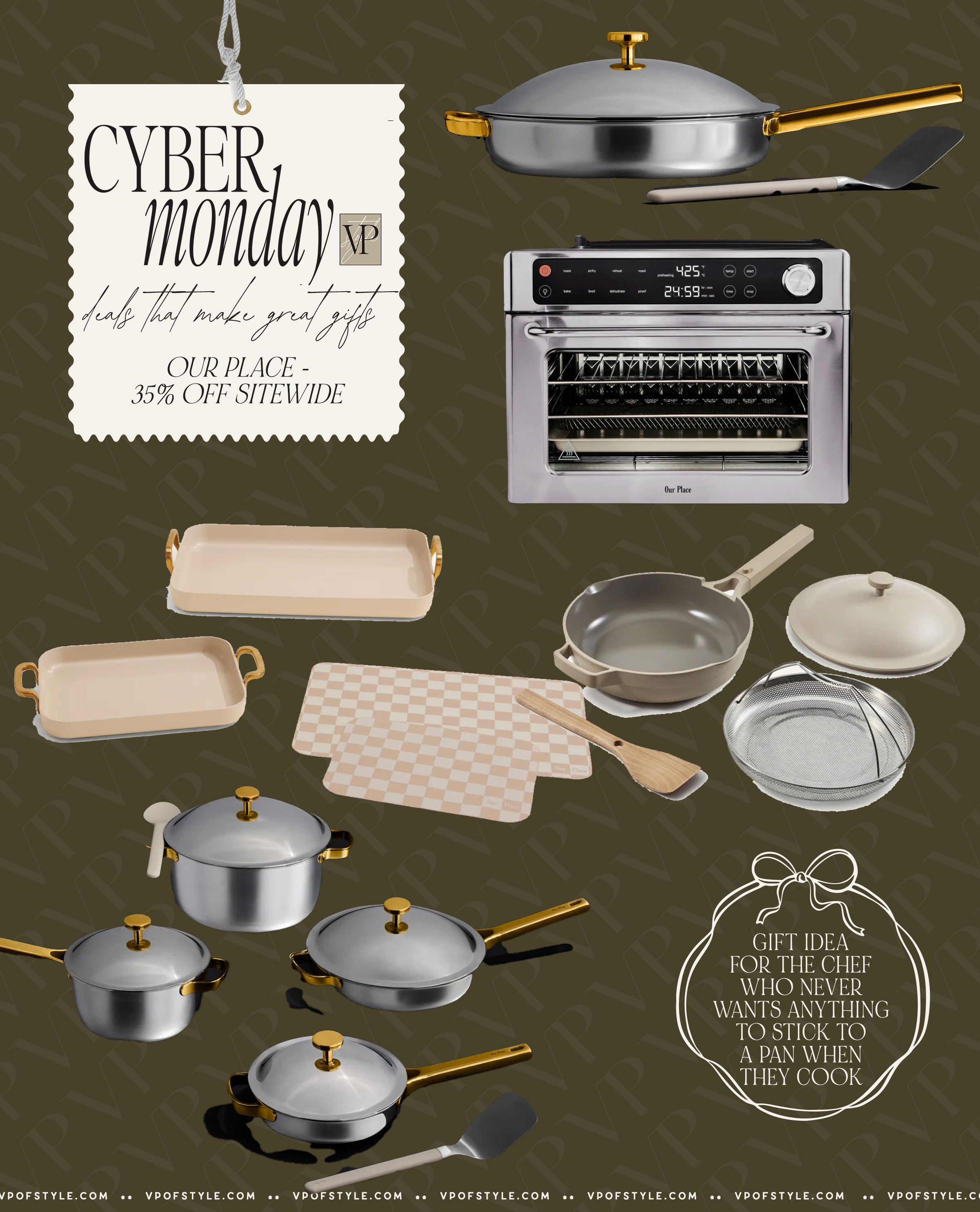 My favorite cookware line is on sale now! Makes a great gift! These pans are non toxic, easy to cook in, nothing sticks, and easy to clean! Our place cookware and bakeware 

#LTKCyberWeek #LTKGiftGuide #LTKSaleAlert