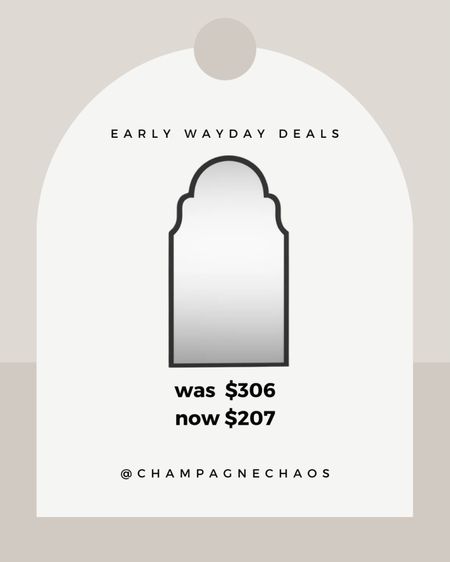 Early Way Day Deals are happening right now! This pretty arched mirror is $100 off! I love the subtle detailing. 

Wayfair, Wayday, Wayday deals, on sale, home decor, mirror

#LTKsalealert #LTKFind #LTKhome