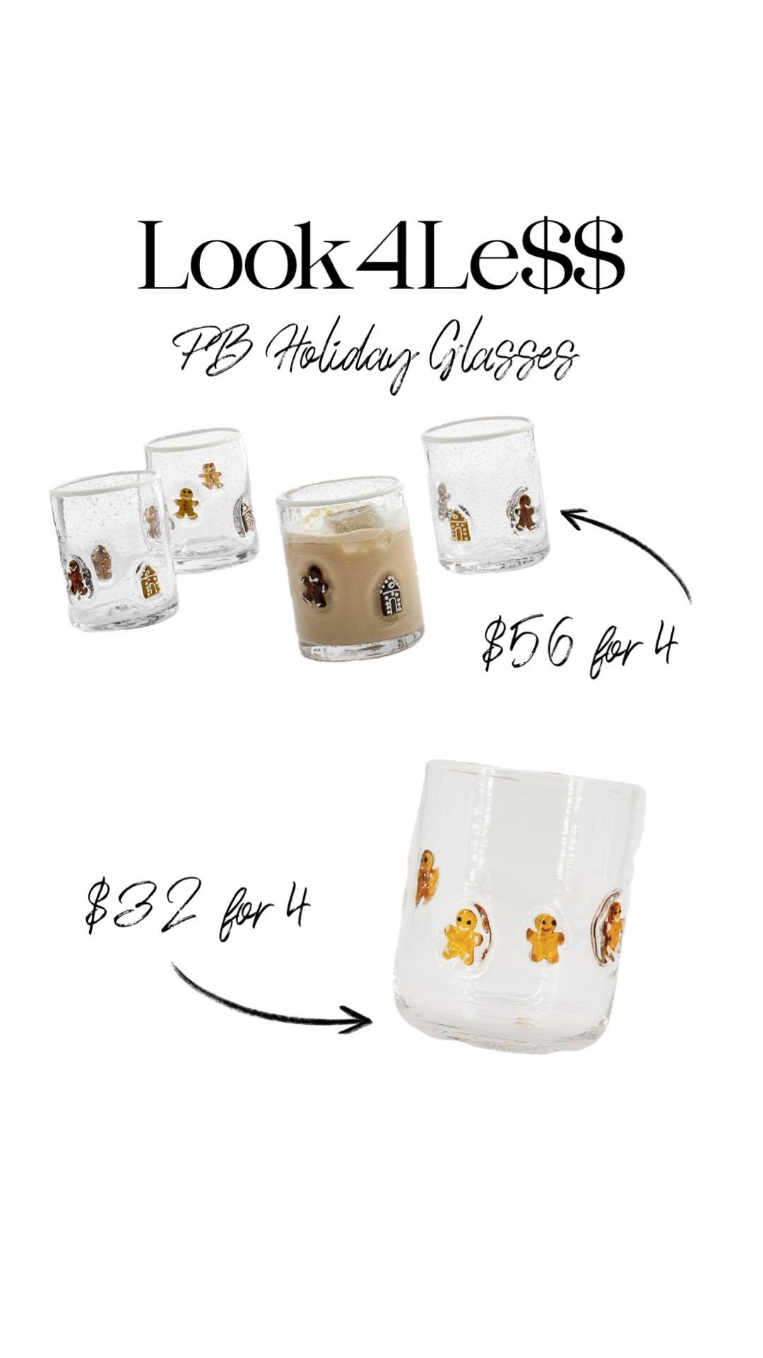 If you can find them, Target’s new holiday glasses are Pottery Barn dupes and will save you $24 on a set of four glasses. #targethome 

#LTKHoliday #LTKHome #LTKGiftGuide