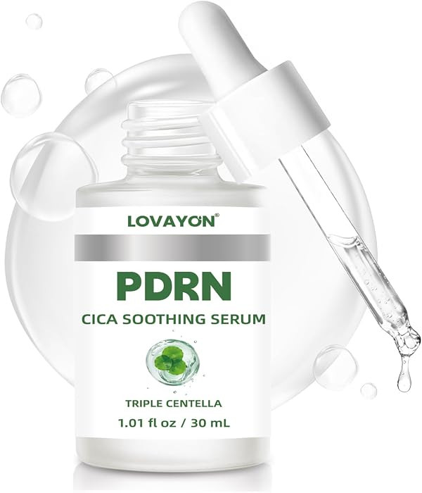 PDRN Salmon DNA Facial Serum, Redness Soothing Serum With Triple Centella Asiatica & Vitamin B5, ... | Amazon (US)