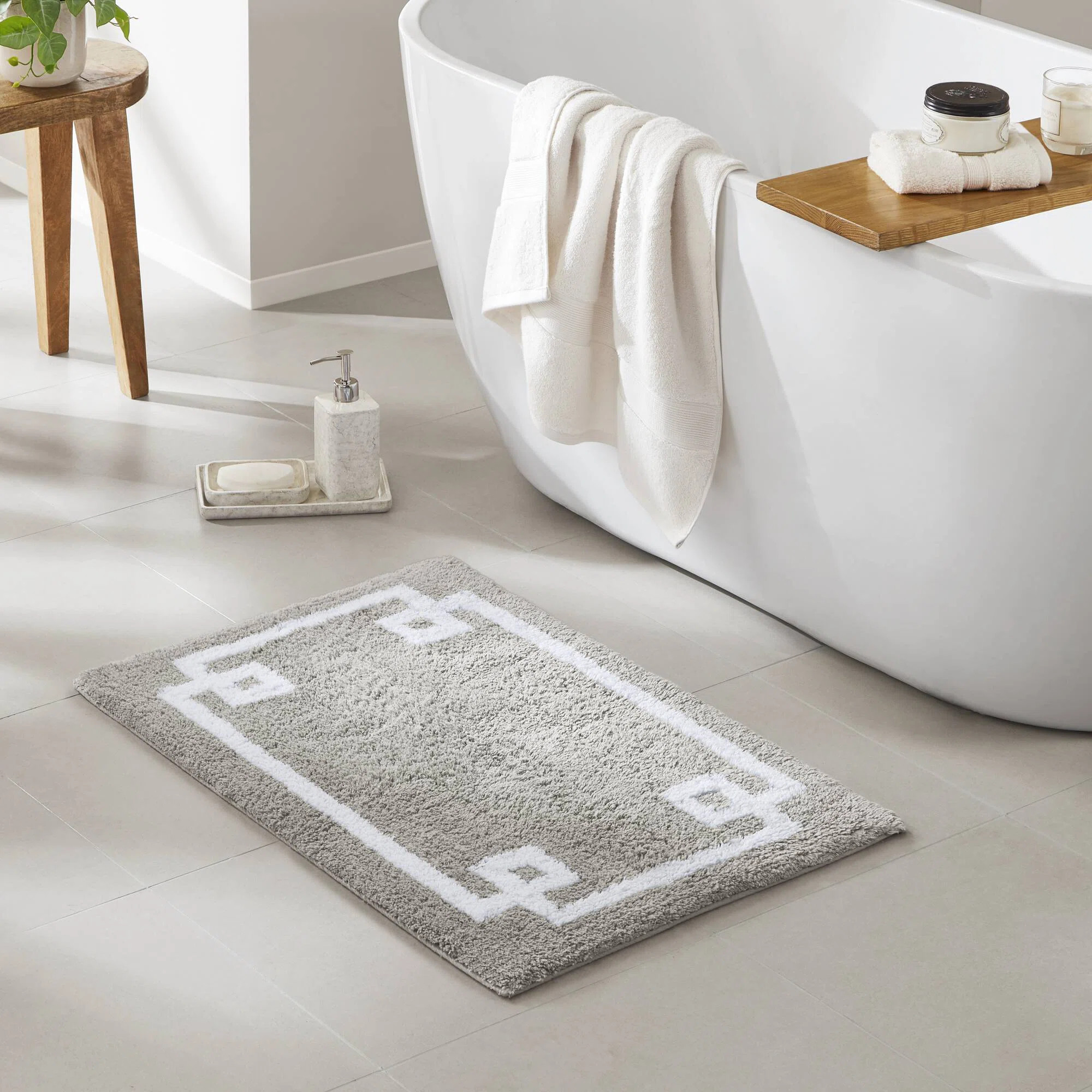 Madison Park Evan 100% Cotton Tufted Bath Rug with Non-Slip Backing  & Reviews | Wayfair | Wayfair North America