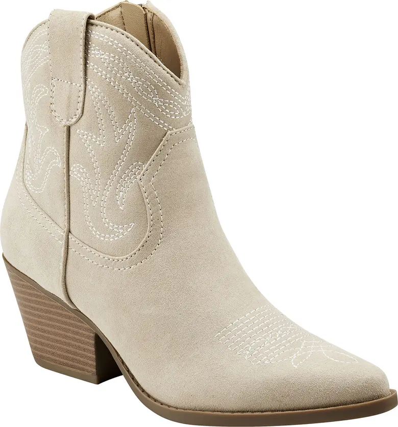 Spring Western Faux Leather Bootie | Nordstrom Rack