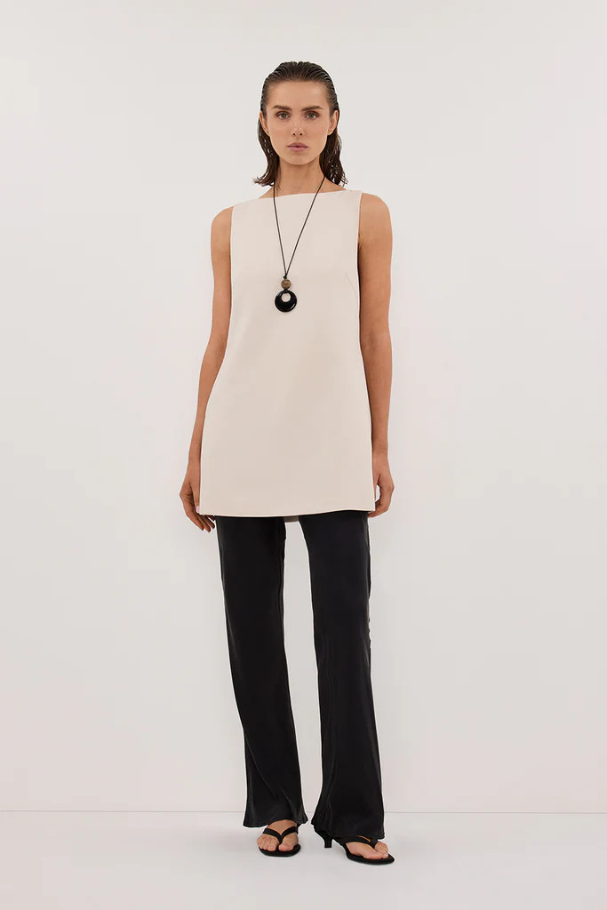 KYRA BLACK SILK BIAS PANTS | DISSH