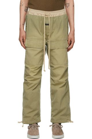 Green Military Cargo Pants | SSENSE