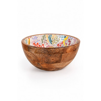 Jeanne Fitz Large Floral Gold Foil Bowl, Medium in Multi And Brown at Nordstrom | Nordstrom