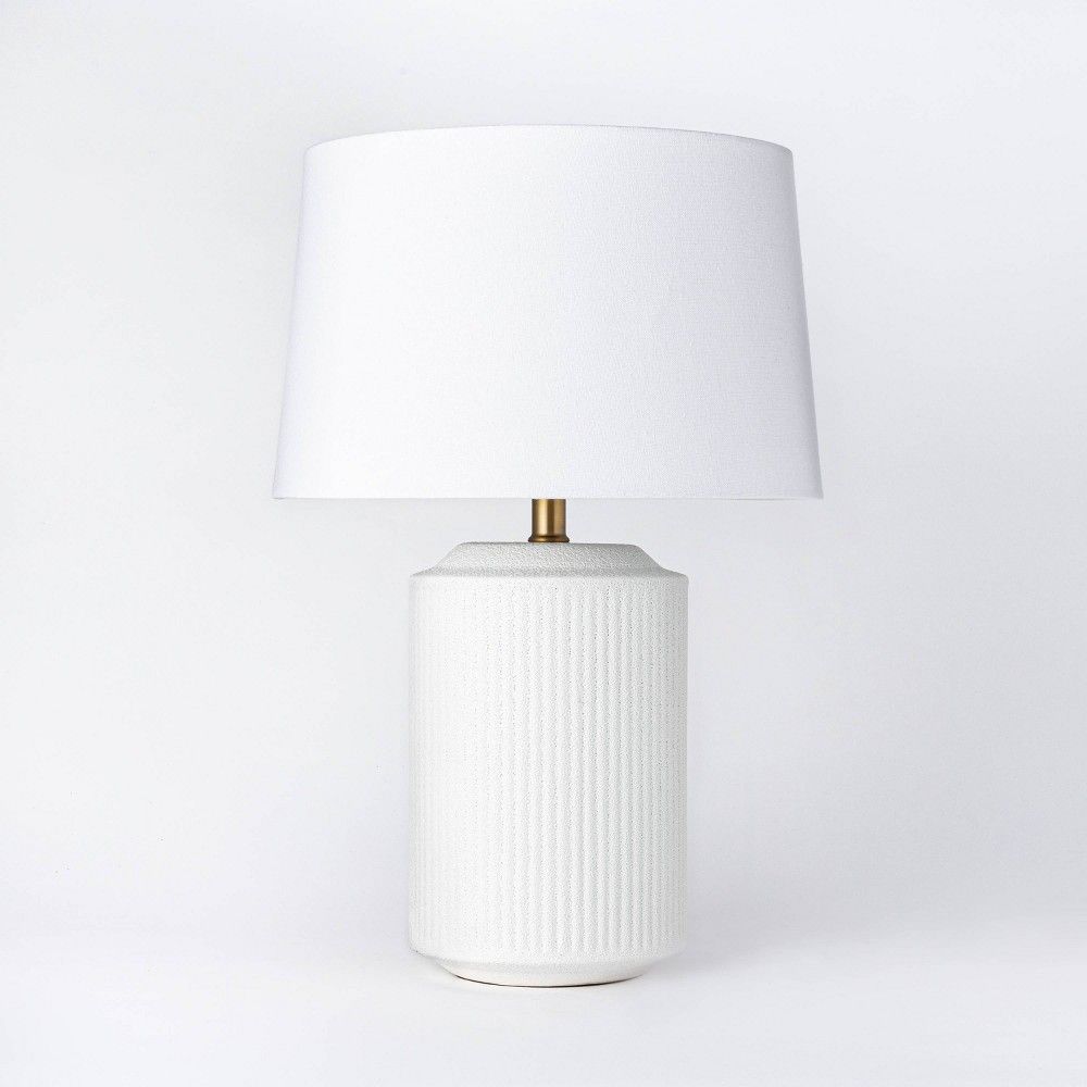 Ceramic Assembled Table Lamp White (Includes LED Light Bulb) - Threshold designed with Studio McGee | Target