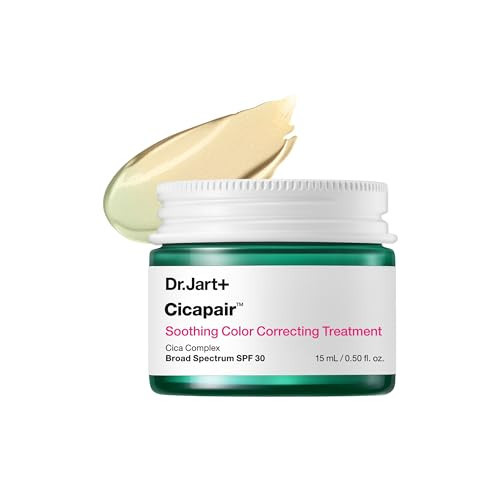 Dr.Jart+ Cicapair Soothing Color Correcting Treatment SPF 30 with Centella Asiatica Extracts | cc cream | Rosacea Treatment | Korean Skin Care, 0.5 Fl Oz | Amazon (US)