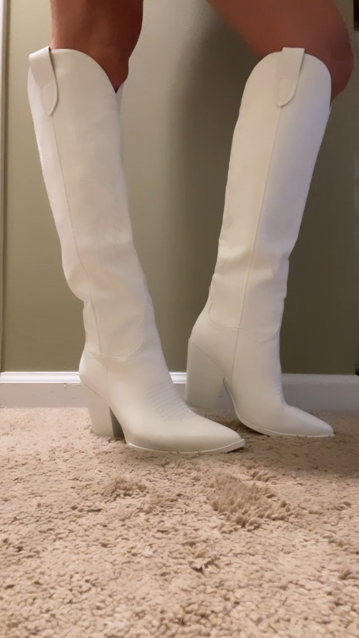 These white cowgirl boots are my favorite prime day purchase! The quality is so good & they’re on sale right now! Fit TTS, wearing a 7! 

#LTKshoecrush #LTKsalealert #LTKunder50