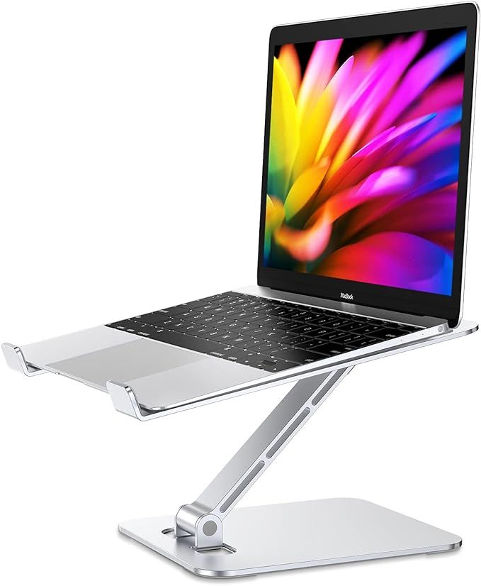 STOON Foldable Laptop Stand, Ergonomic Computer Stand with Adjustable Height, Ventilated Aluminiu... | Amazon (US)