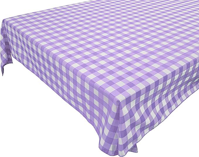 Gingham Checkered Cotton Tablecloth Home Decoration Wedding Parties Showers Events Holiday Décor... | Amazon (US)