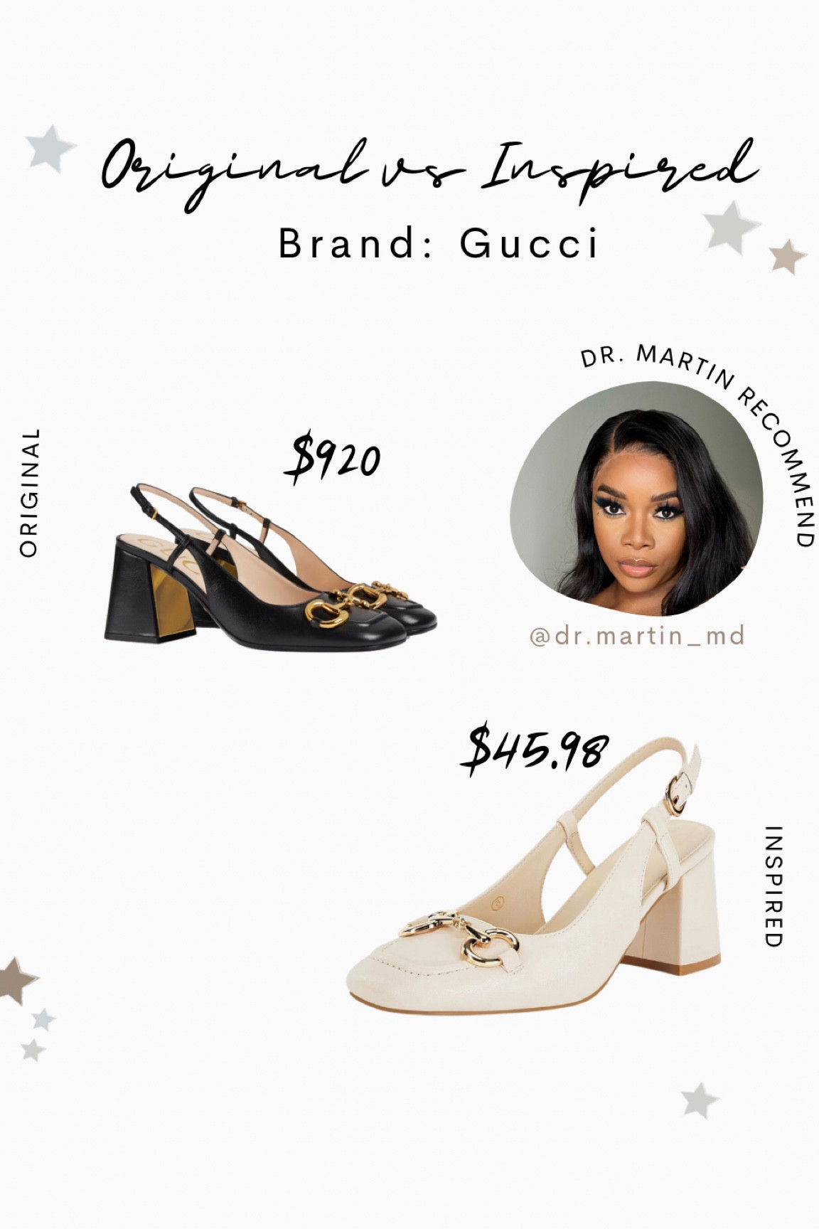 Y’all #Amazon has blessed us with yet another alternative! 🥰😍 This time to the #Gucci  Mid-Heel  #SlingBacks  with horsebit
 Shop my Amazon store front.   #AmazonFinds #affordablelifestyle #AffordableFashion  #ThisOrThat  #styleinspo #stylesetter  

#LTKshoecrush #LTKstyletip #LTKfindsunder100