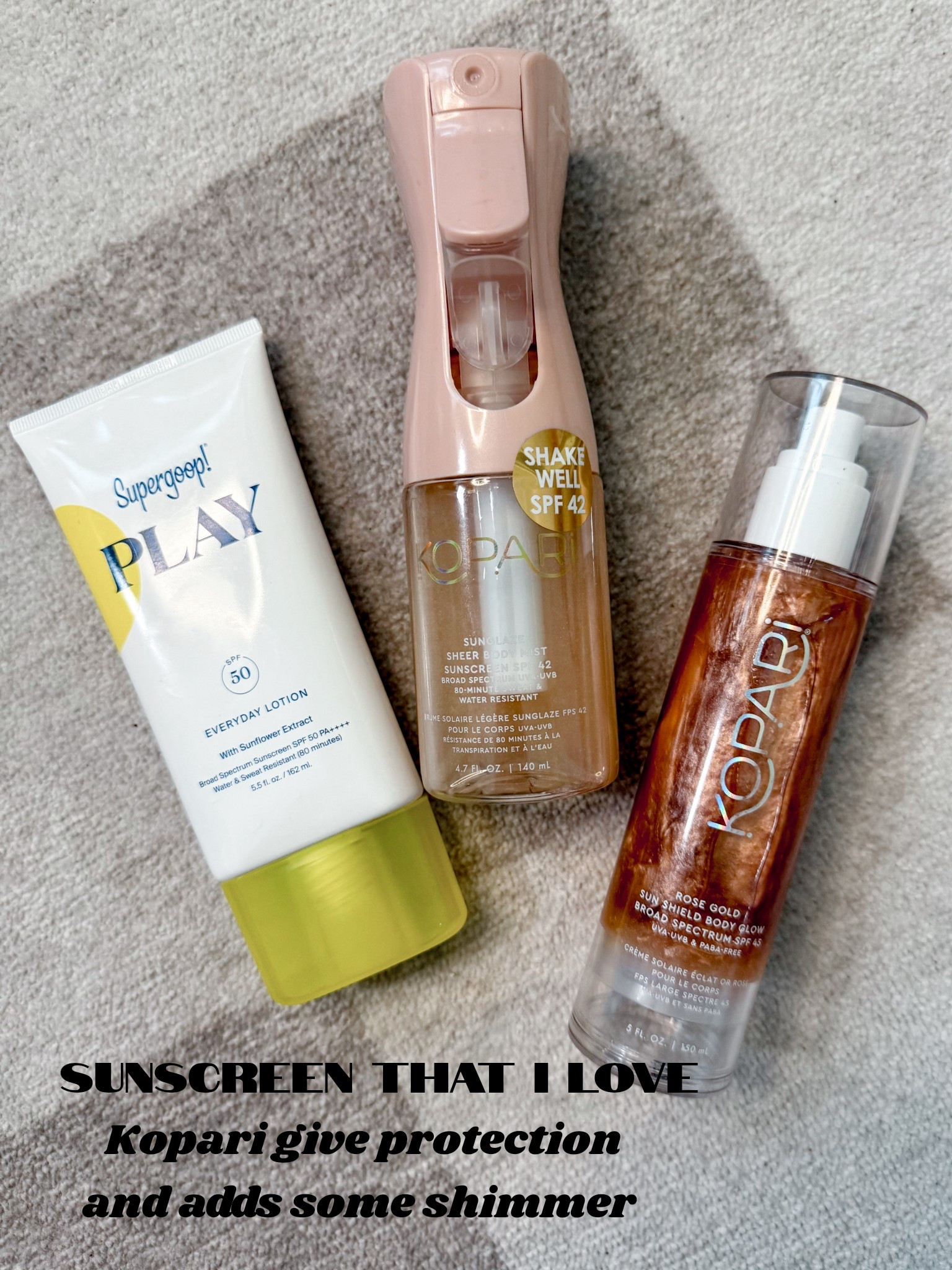 Love these sunscreens. The lotion is my favorite lotion and these Kopari ones are so good at the beach to add a shimmer to your skin. 

#LTKBeauty #LTKFindsUnder50 #LTKOver40