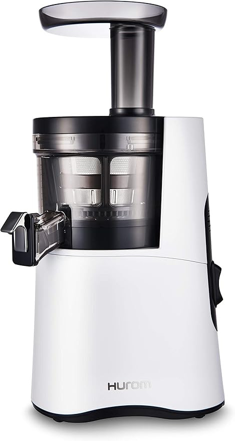 Hurom H-AA Slow Juicer, White | High Yield | Quiet 150 Watt Motor | BPA Free | 500ml (16.9oz) Cha... | Amazon (US)