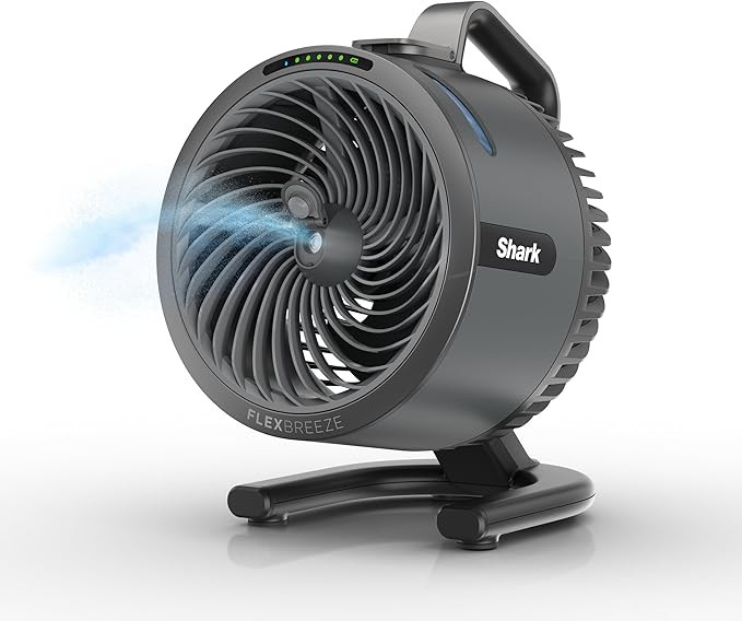 All-New Shark FlexBreeze HydroGo Pro Fan, Indoor & Outdoor Powerful Cooling Fan with Dry-Touch Mi... | Amazon (US)