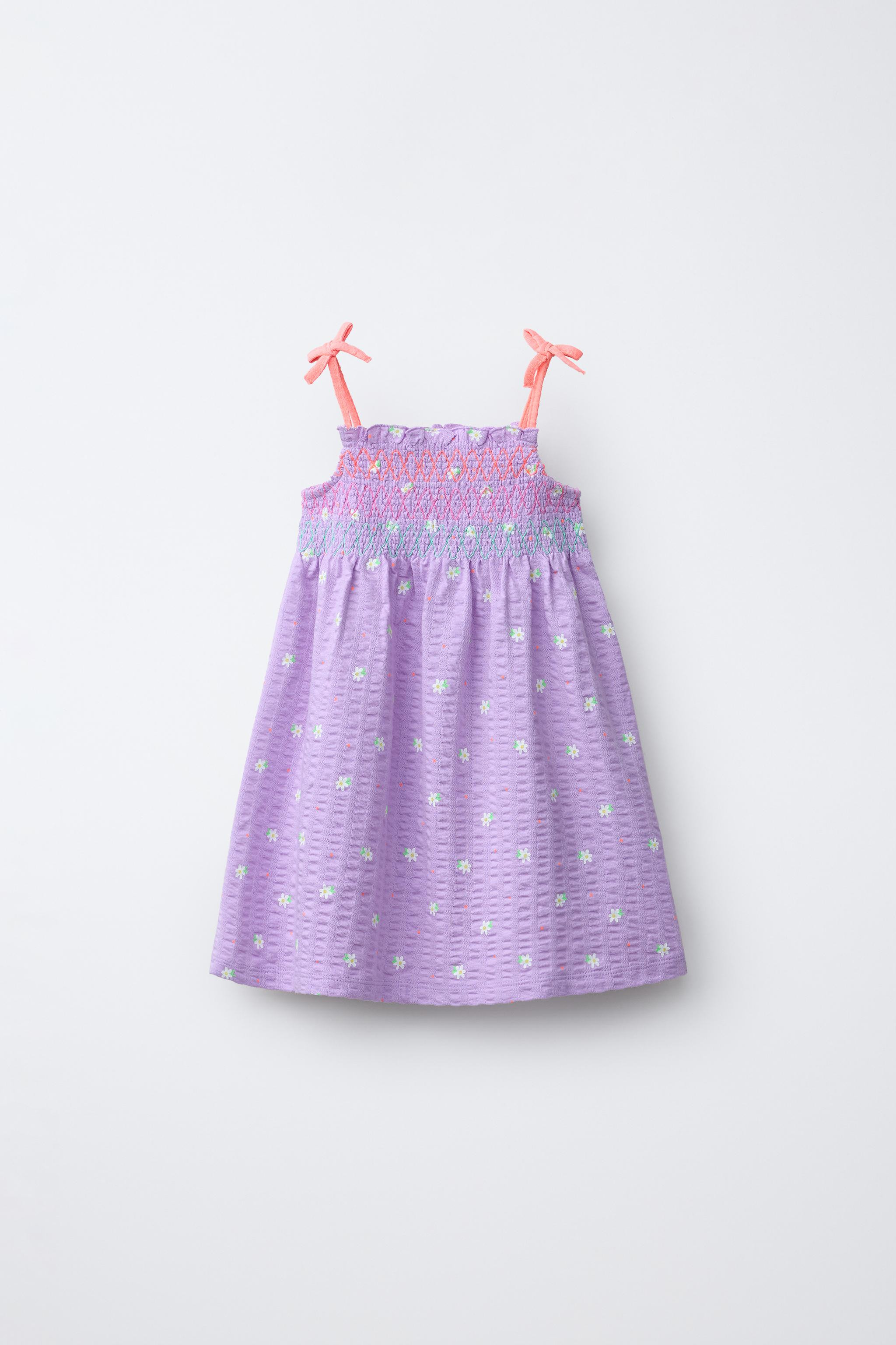ELASTICIZED FLORAL PRINT DRESS | Zara US