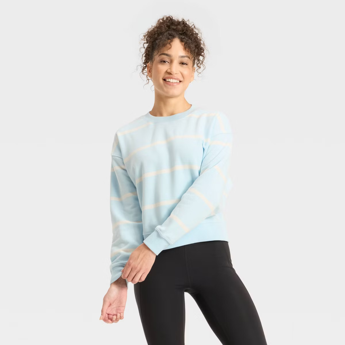 Women's French Terry Crewneck Sweatshirt - All In Motion | Target