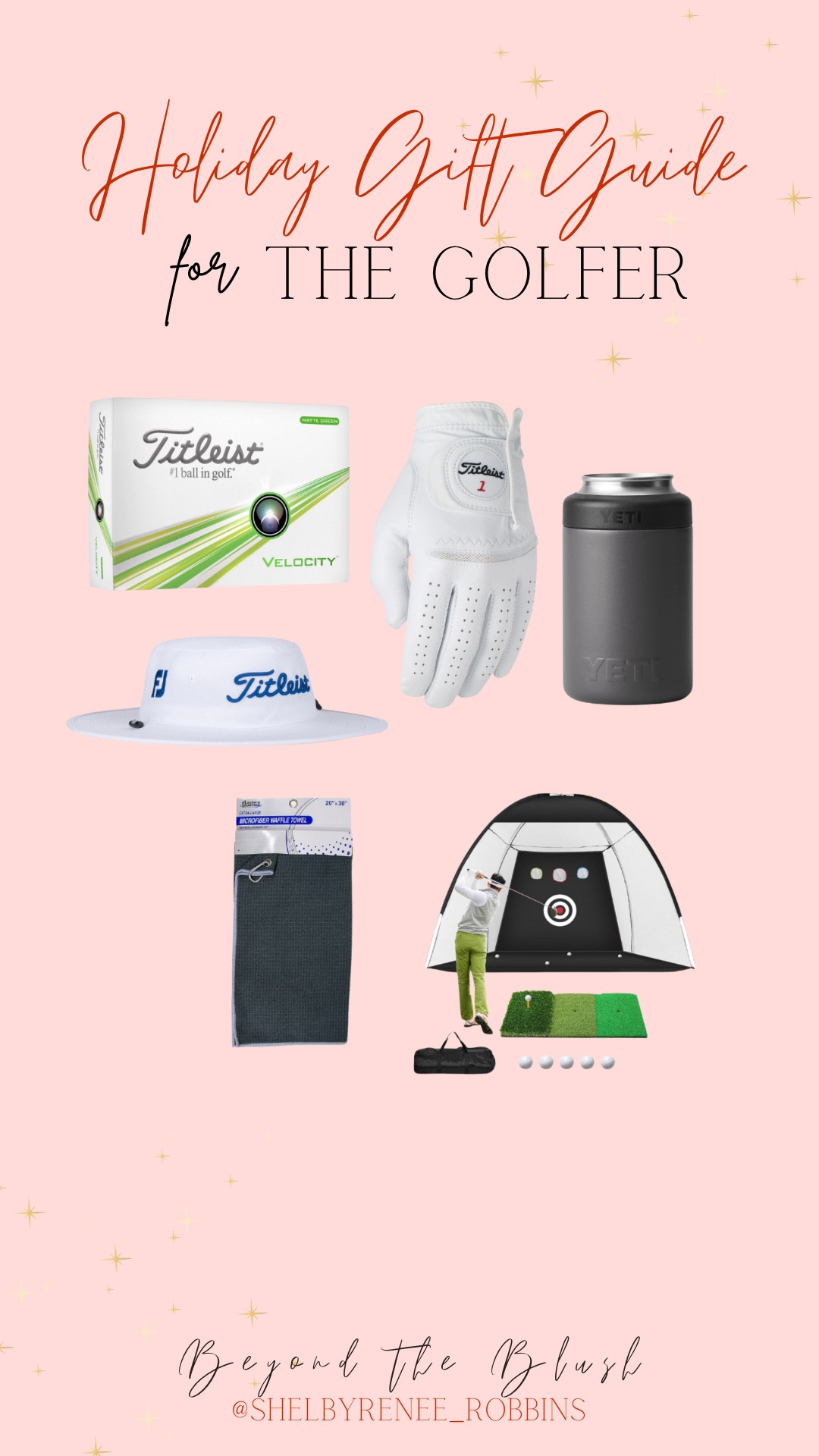 Gift guide For the golfer, gifts for the sports lover, golf hat, rambler drink holder, golf practice, golf glove, golf must haves, waffle towel

#LTKHoliday #LTKGiftGuide #LTKMens