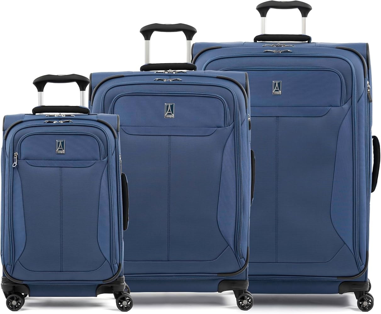 Travelpro Tourlite Softside 3-Piece Set, Expandable Luggage with 4 Spinner Wheels, Lightweight Su... | Amazon (US)