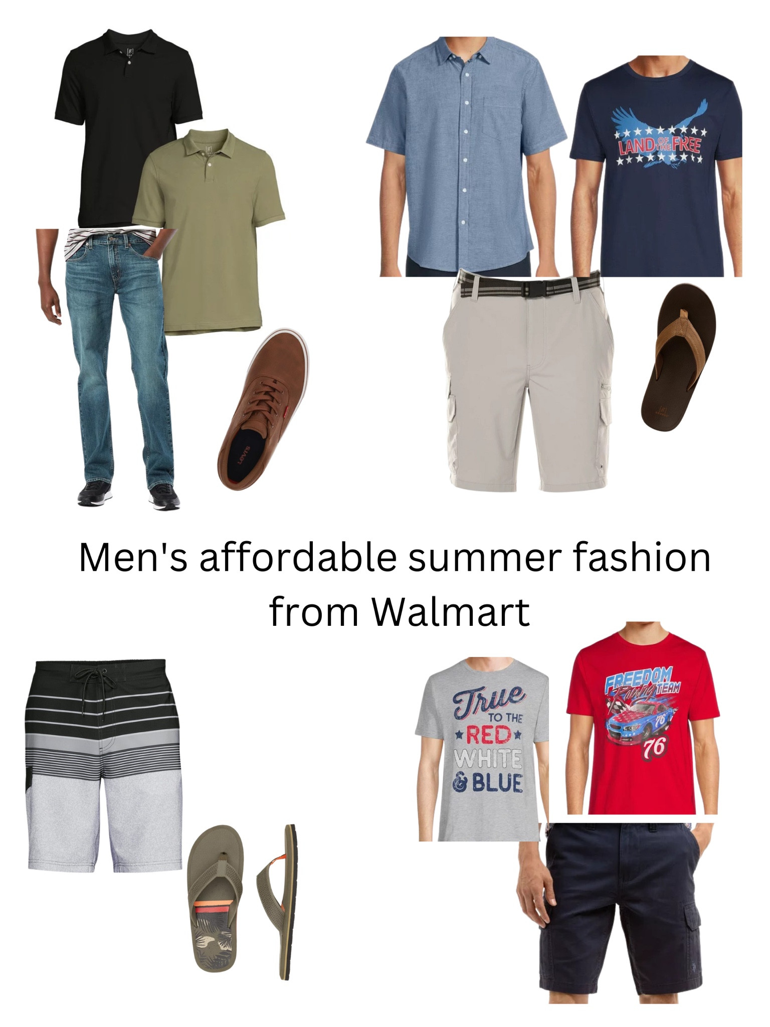 Men’s easy-to-wear summer fashion.  #walmartpartner
Spiff up your man’s wardrobe with a few new pieces from @walmartfashion without breaking the bank.  #walmartfashion

#LTKSeasonal #LTKmens #LTKstyletip