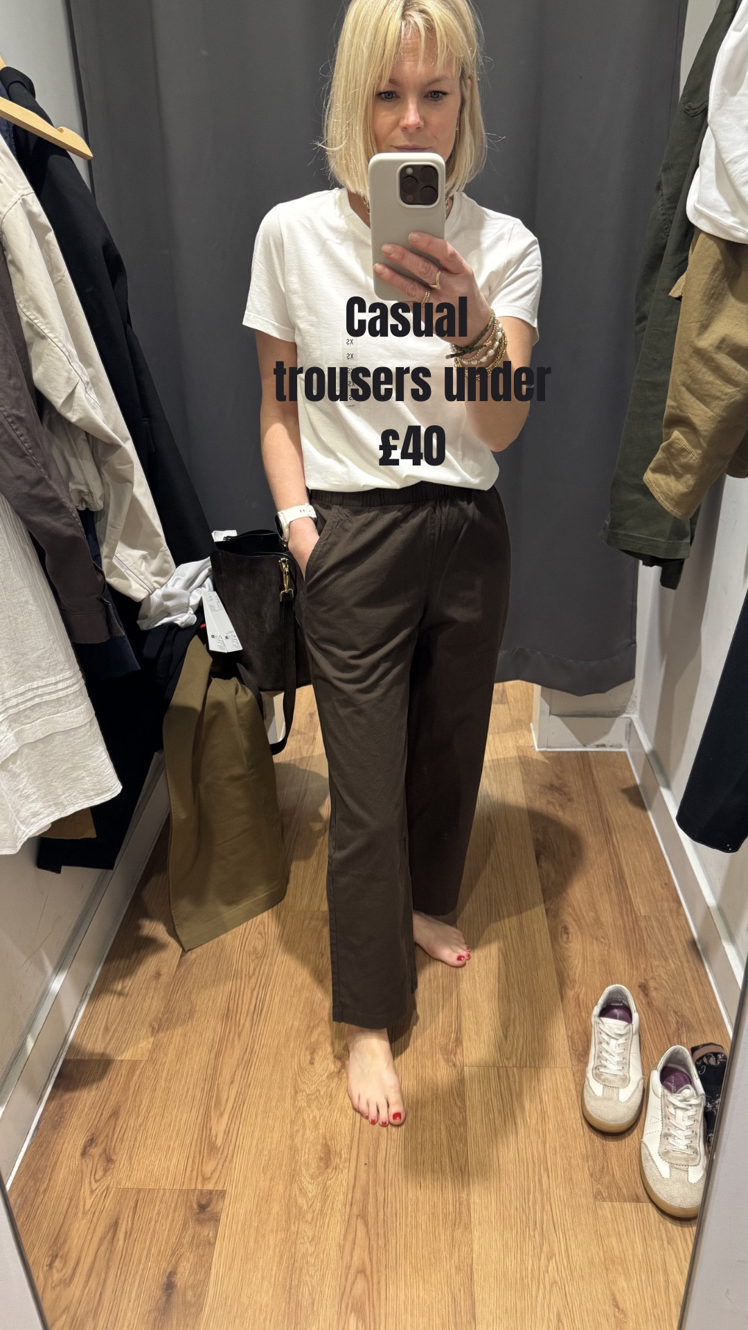 Try ons of these casual cotton  trousers 

All available in longer lengths apart from The linen pleated trousers 
Multiple colours available 

Wearing xs in all these as that is the smallest size available in store. I wear XXS which you can buy online. 

Casual trousers 
Spring outfits 

#LTKuk #LTKspring #LTKeurope