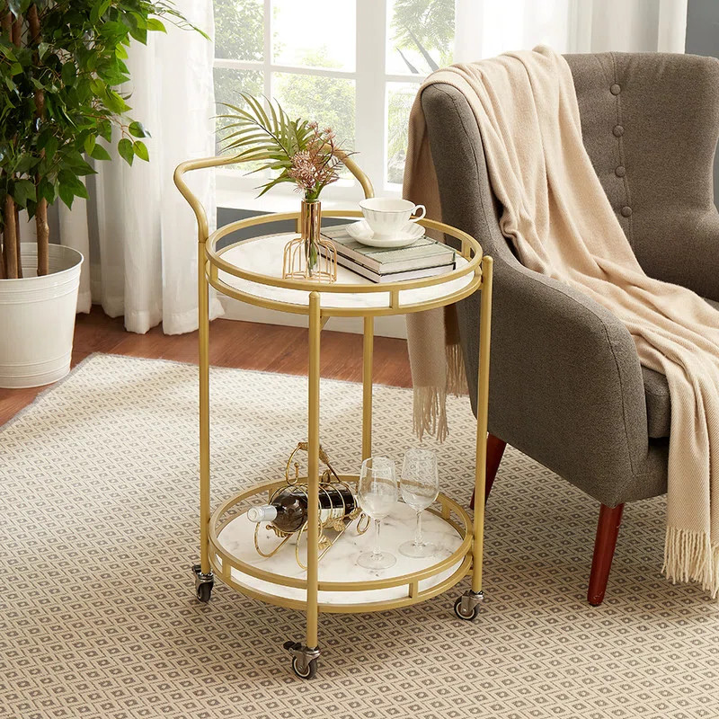 Roxbury Metal Bar Cart | Wayfair North America