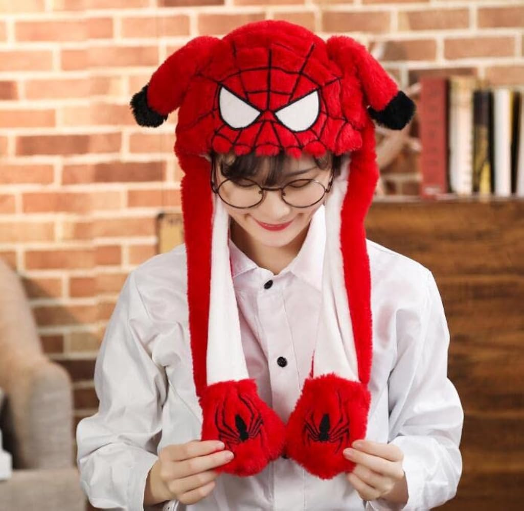 Duck Spider Moving Ears Hat, Duck Frog Panda Snowman Santa Claus Hat with Moving Ears Pressing Ju... | Amazon (US)